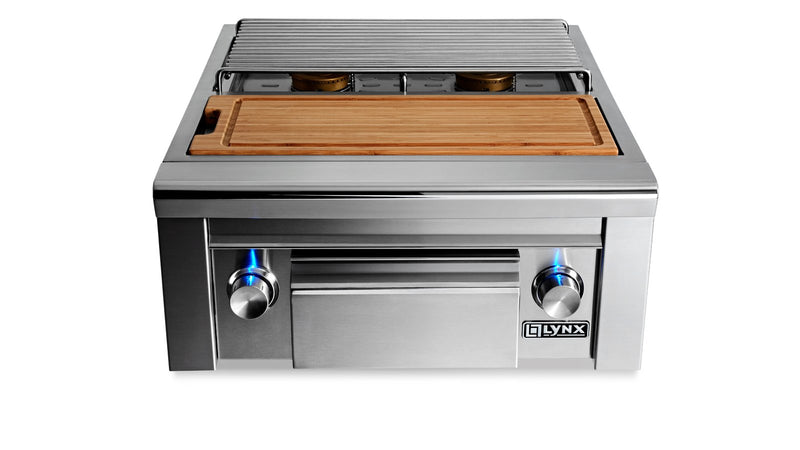 Lynx Professional Double Side Burner w/ Integrated Prep Center