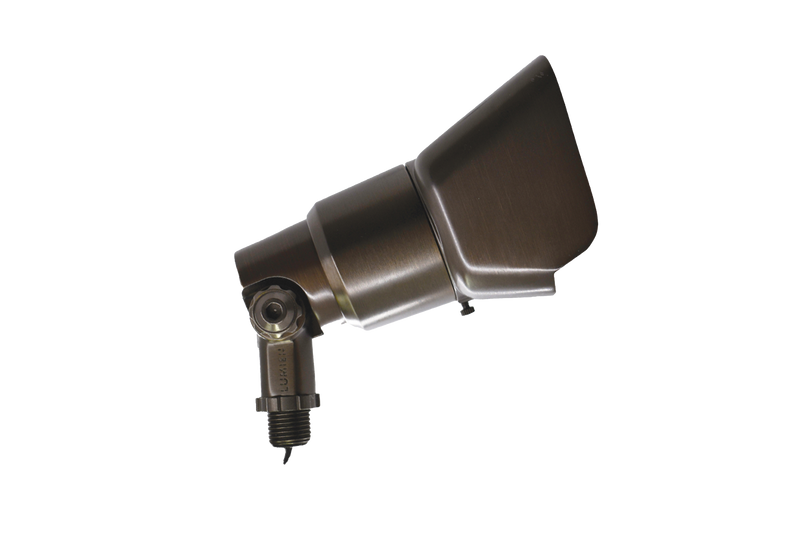 Lumien Flood Light, Solid Brass (Integrated)