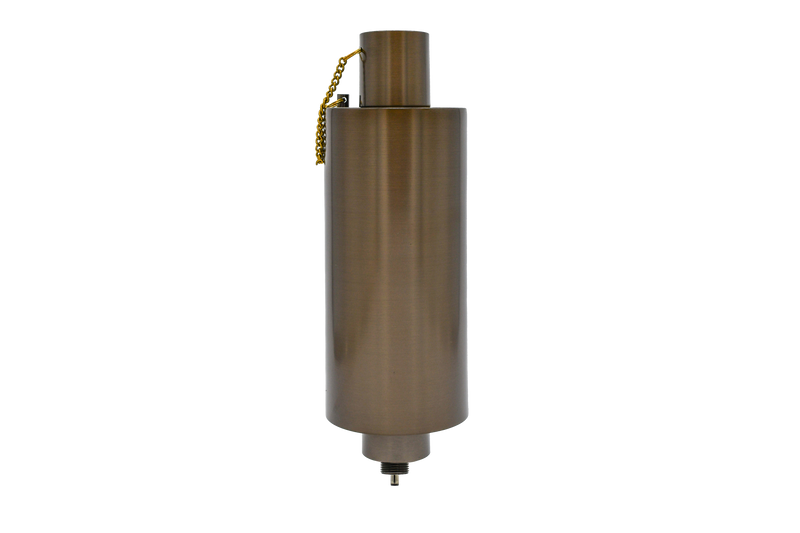 Lumien Pro Electric Tiki Torch, Antique Brass