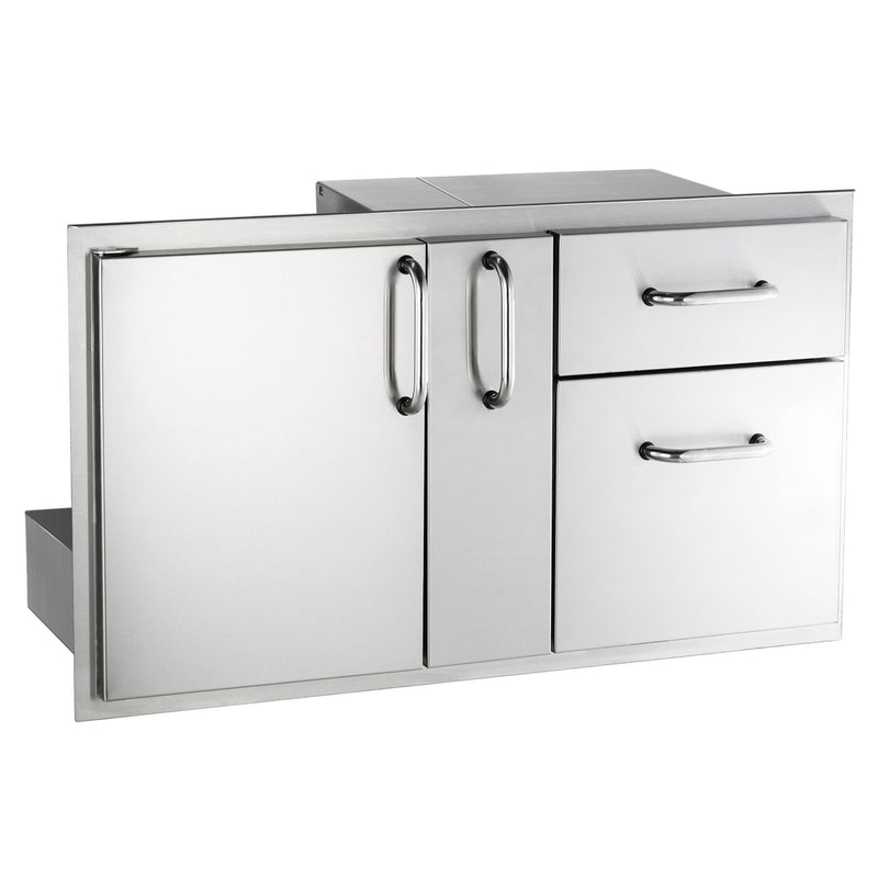 Fire Magic Select Access Door w/ Platter Storage & Double Drawer