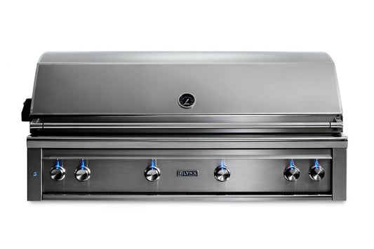 LYNX PROFESSIONAL 54” Built-in grill with 1 trident infrared burner and 3 ceramic burners and rotisserie (L54TR)
