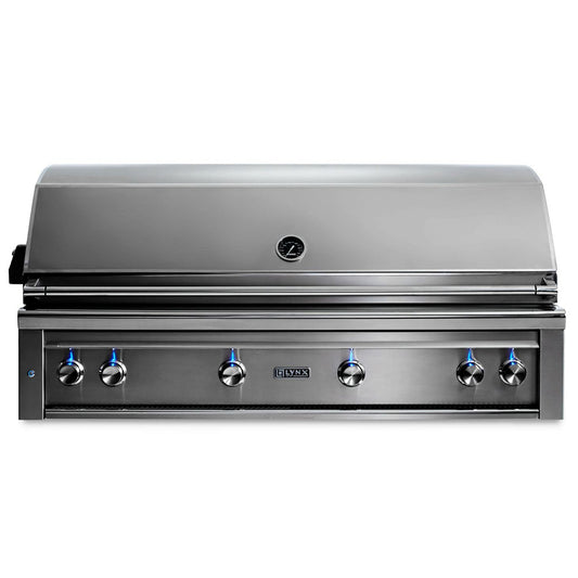 LYNX PROFESSIONAL 54” Built-in grill with 1 trident infrared burner and 3 ceramic burners and rotisserie (L54TR)