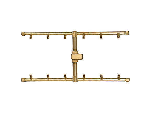 Warming Trends CROSSFIRE H-Style Rectangle Brass Burner
