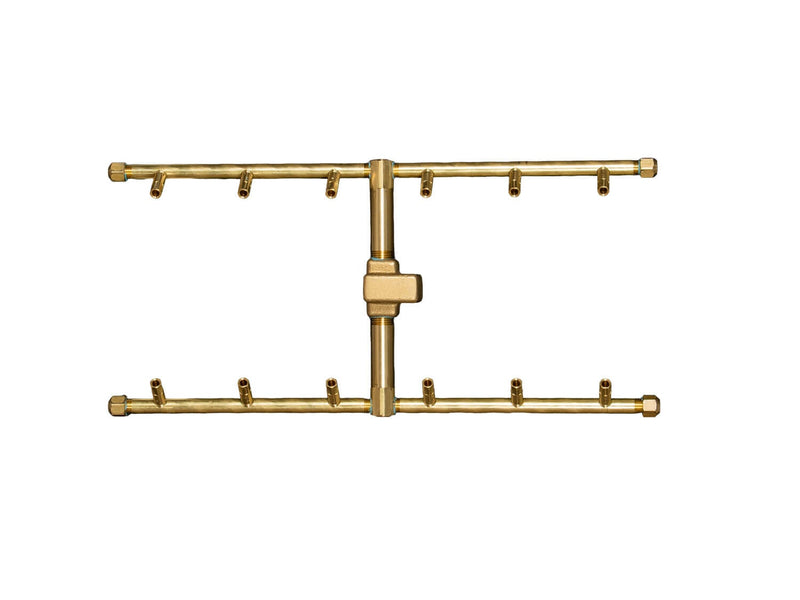 Warming Trends CROSSFIRE H-Style Rectangle Brass Burner