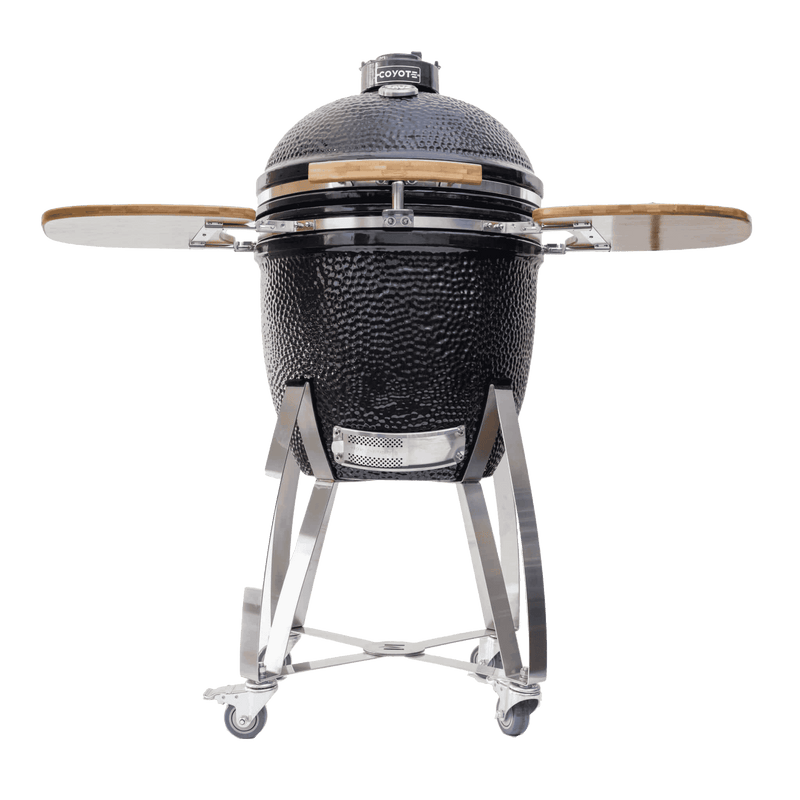 Coyote Asado Ceramic Smoker w/ Stand & Side Shelves