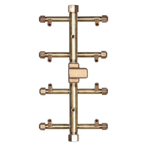 Warming Trends CROSSFIRE Tree-Style Rectangle Brass Burner