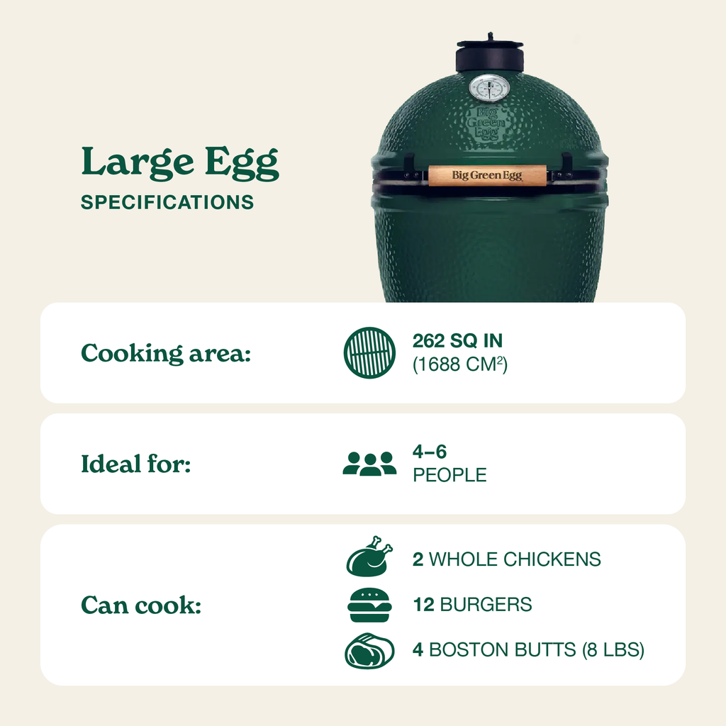 Big Green Egg Large EGG Kamado Charcoal Grill
