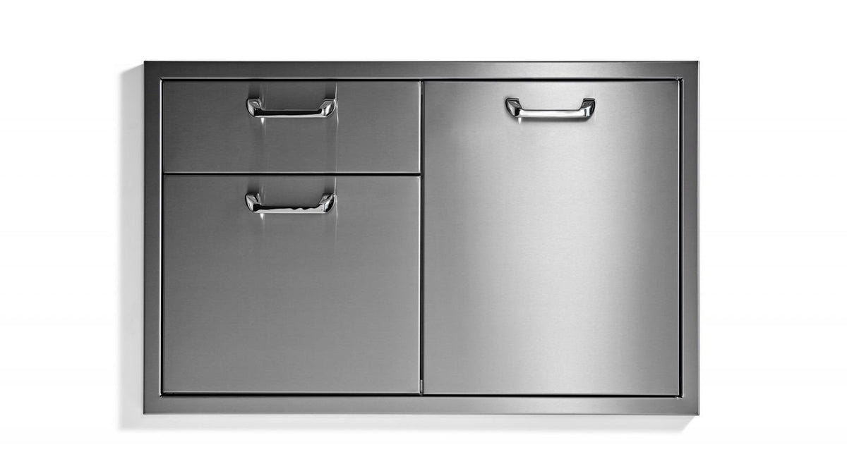 Lynx Classic 30" Trash Center & Double Drawers