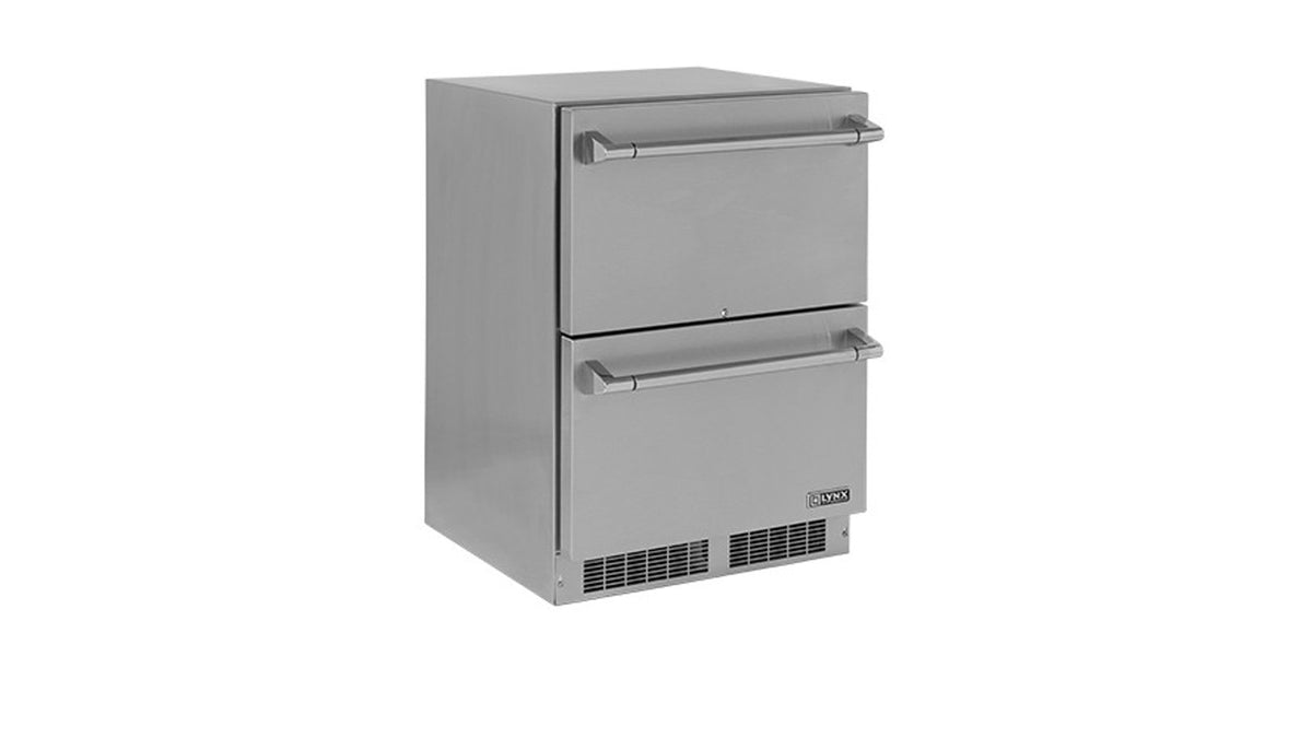 Lynx Professional 24" Outdoor Two-Drawer Refrigerator