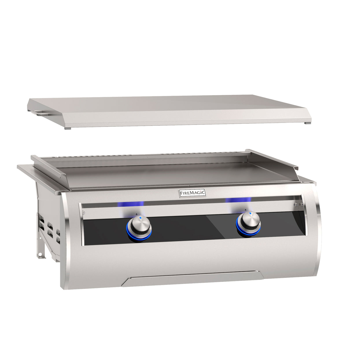 Fire Magic Echelon E660i 34" Built-In Gourmet Griddle w/ Black Glass