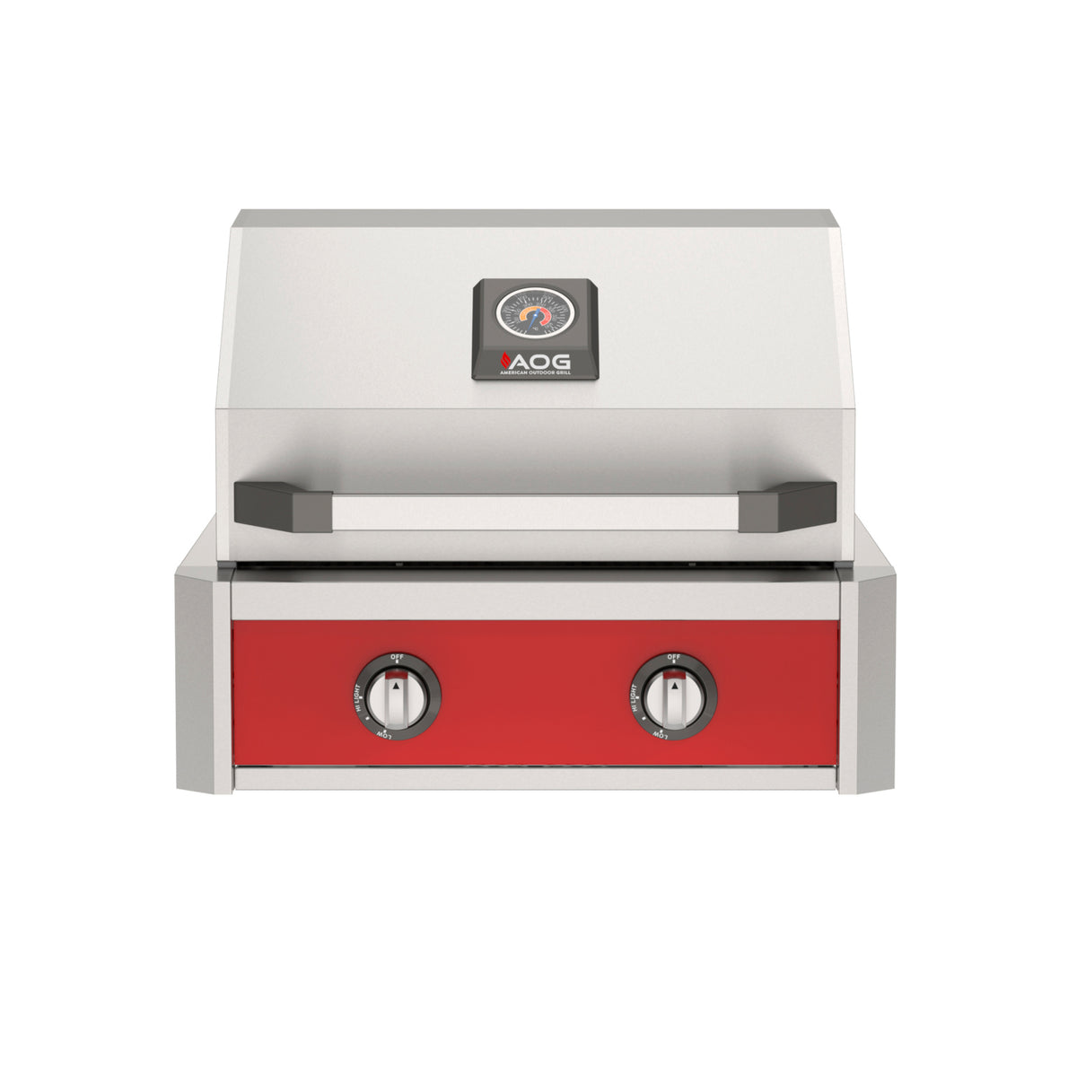American Outdoor Grill T-Series 24" Built-In Gas Grill – red