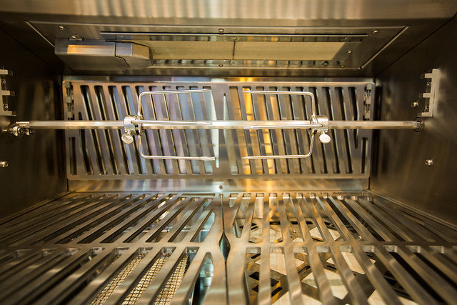 Hestan 30" Built-In Gas Grill w/ 2 Trellis Burners & Rotisserie – view 4