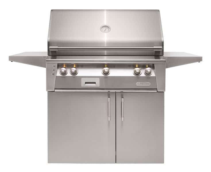 Alfresco ALXE 36" Freestanding Cart Gas Grill w/ Rotisserie