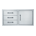 Broilmaster 42" Single Door / Triple Drawer Combo