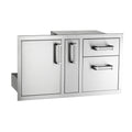 Fire Magic Premium Flush Access Door w/ Platter Storage & Double Drawer
