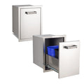 Fire Magic Premium Flush Double Trash Cabinet