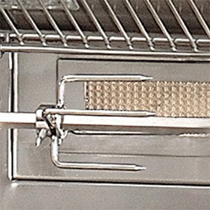 Alfresco ALXE 42" Freestanding Cart Gas Grill w/ Sear Zone & Rotisserie – rotisserie burner