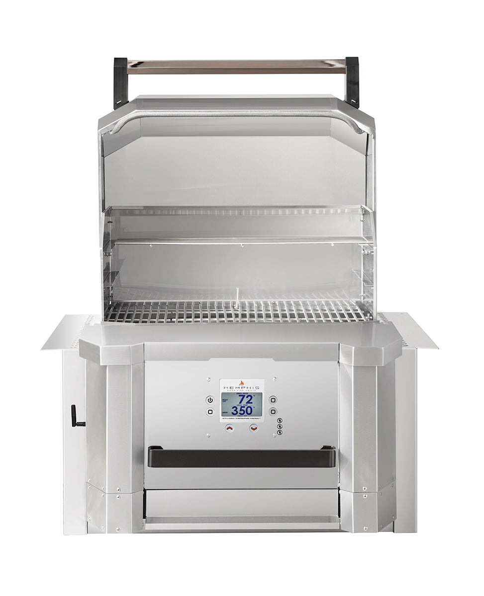 Memphis Elevate 30" Pellet Grill Head – lid open