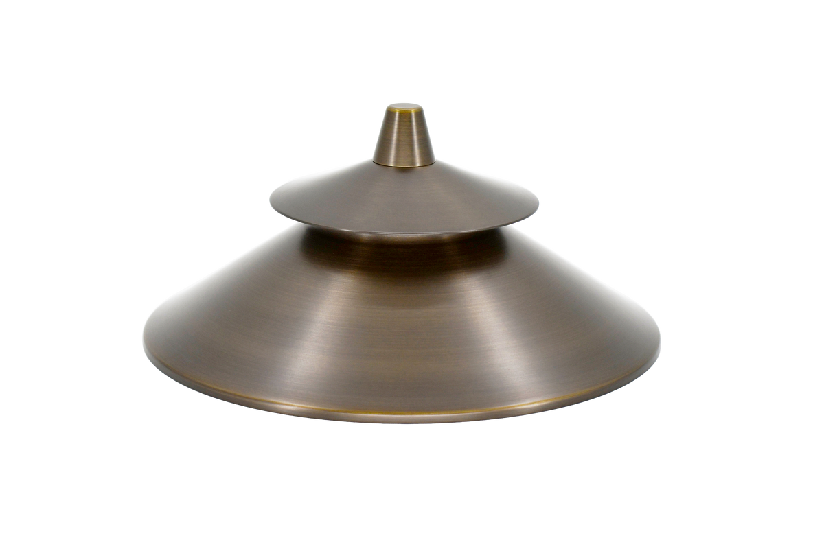 Lumien Solid Brass Path Light Hat
