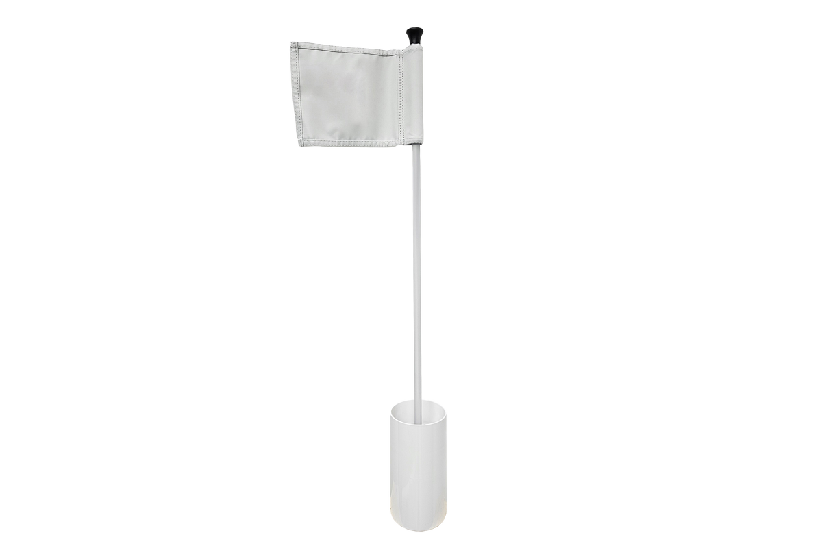 Lumien Lighted Putting Green 6" PVC Cup & Flag Pole