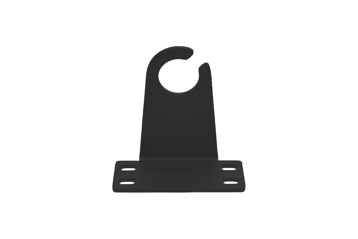 Lumien Aluminum Gutter Mount Bracket, Black