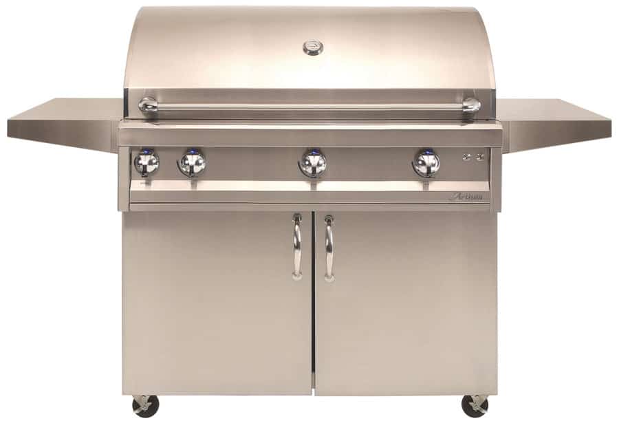 Artisan Professional 42" Freestanding Cart Gas Grill w/ Rotisserie