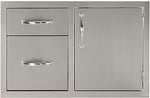 Artisan Door & Drawer Combo Unit – installed