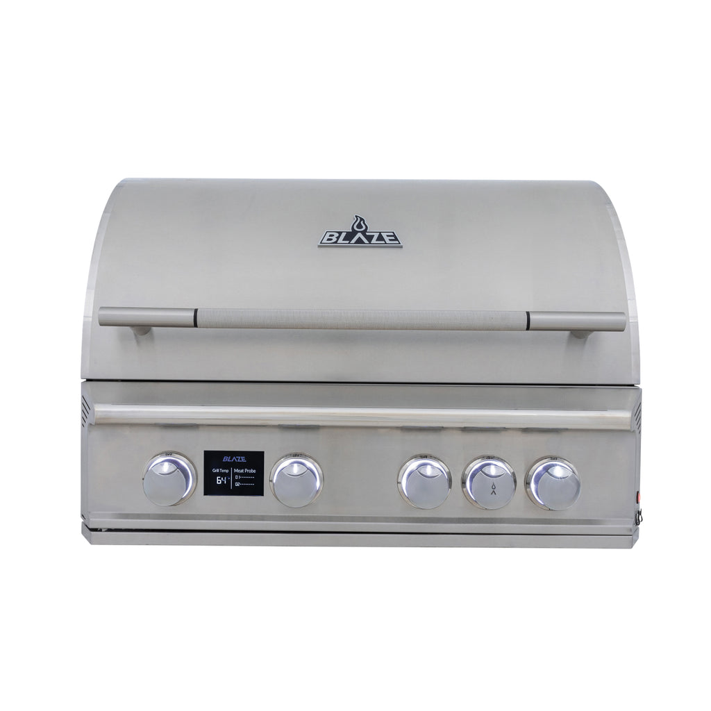 Blaze LTE Pro 32" 4-Burner Built-In Gas Grill w/ Rear Burner & Rotisserie – view 3