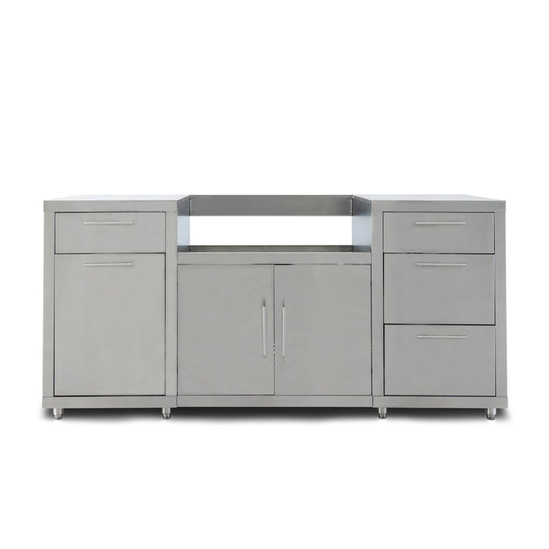 Blaze 6' Stainless Steel Grill Island for 32