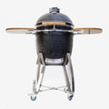 Coyote Asado Smoker Stand w/ Side Shelves – shown with Asado cooker