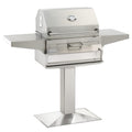 Fire Magic 24" Stainless Steel Charcoal Post-Mount Grill