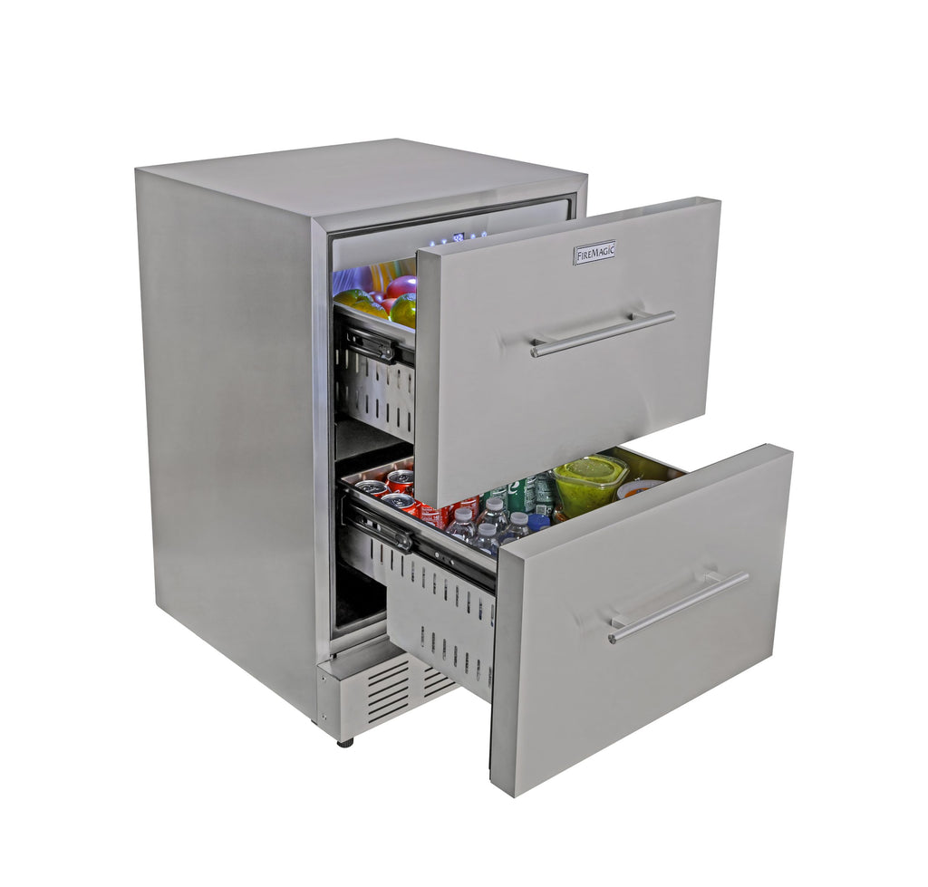 Fire Magic Cold Storage Double Drawer Refrigerator