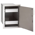 Fire Magic Select Single Door w/ Dual Drawers