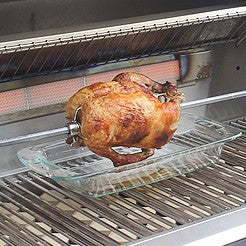 Artisan Professional 32" Freestanding Cart Gas Grill w/ Rotisserie – infrared rotisserie burner