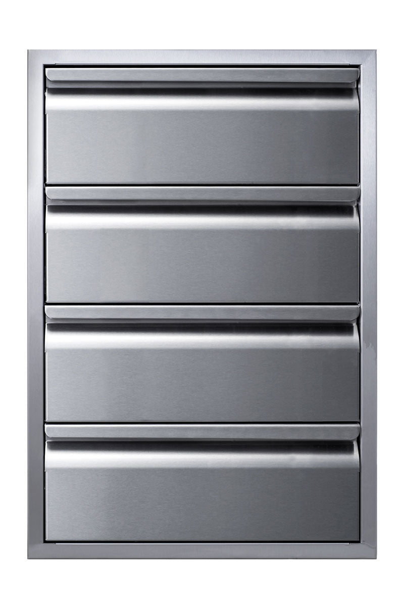 Memphis 21" Four Drawer Stack