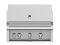 Hestan 36" Built-In Gas Grill w/ 3 Trellis Burners & Rotisserie