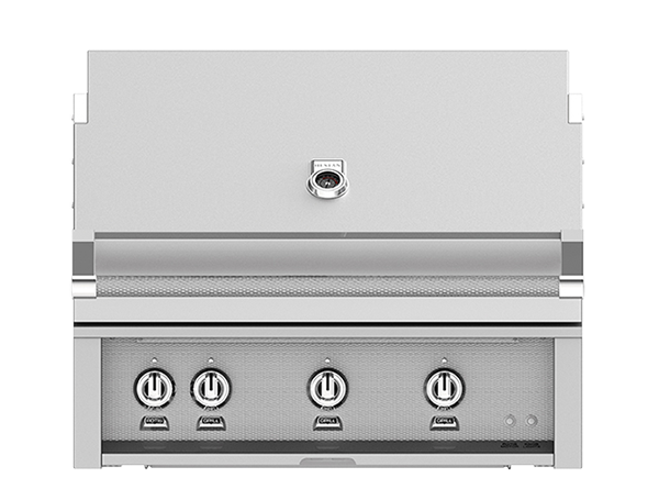 Hestan 36" Built-In Gas Grill w/ 3 Trellis Burners & Rotisserie
