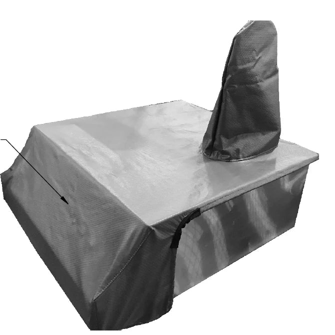 Hestan Carbon Fiber Vinyl Cover for 30" Refreshment Center