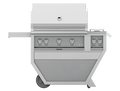Hestan 36" Freestanding Gas Grill w/ Deluxe Cart, 2 Trellis & 1 Sear Burner, Double Side Burner & Rotisserie