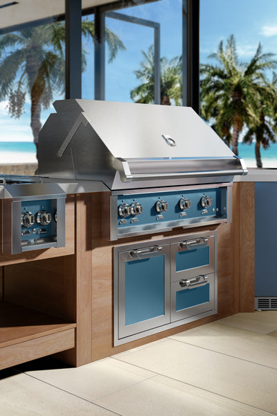Hestan 42" Built-In Gas Grill w/ 3 Trellis & 1 Sear Burner & Rotisserie – view 6