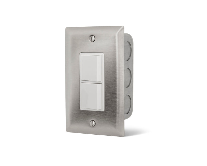 Infratech Duplex Stack On/Off Switch (Dual Element Heaters)