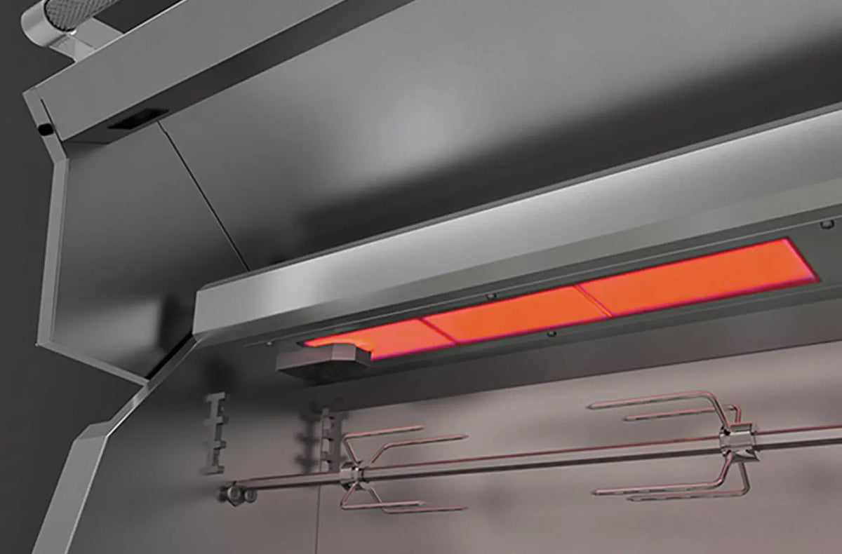 Hestan 30" Built-In Gas Grill w/ 1 Trellis & 1 Sear Burner & Rotisserie – view 6