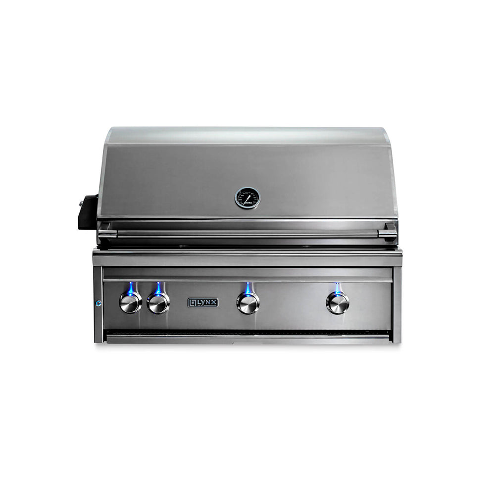 LYNX PROFESSIONAL BUILT-IN GRILL - TRIDENT BURNERS, FLAMETRAK AND ROTISSERIE