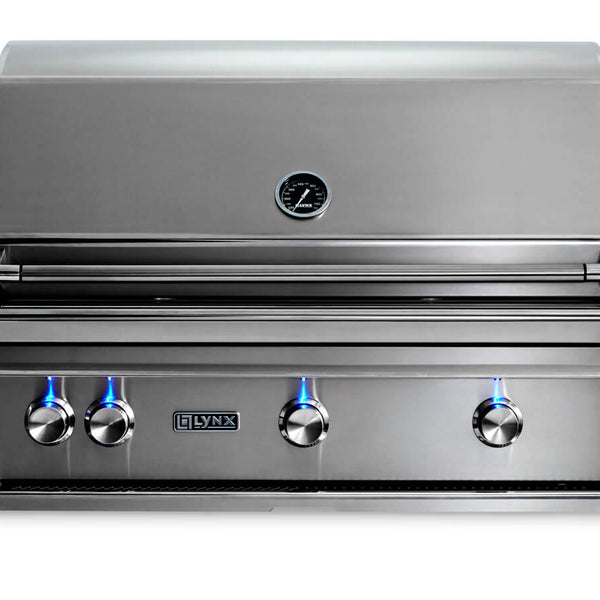 LYNX PROFESSIONAL BUILT-IN GRILL - TRIDENT BURNERS, FLAMETRAK AND ROTISSERIE