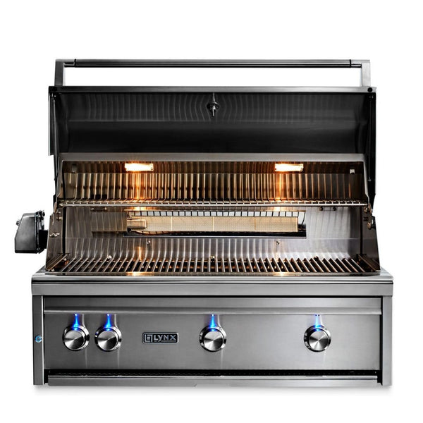 LYNX PROFESSIONAL BUILT-IN GRILL - TRIDENT BURNERS, FLAMETRAK AND ROTISSERIE