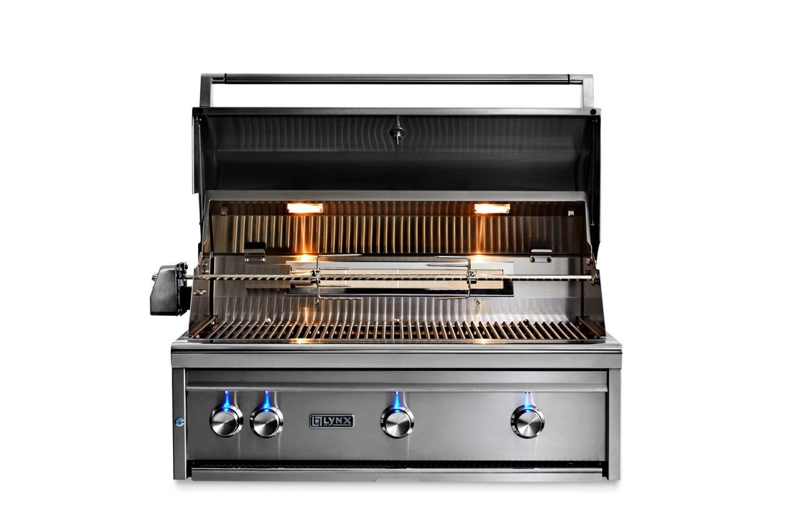 LYNX PROFESSIONAL BUILT-IN GRILL - TRIDENT BURNERS, FLAMETRAK AND ROTISSERIE