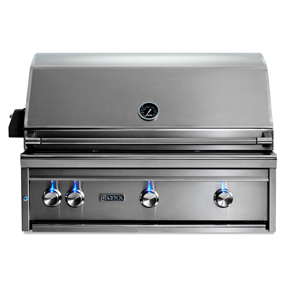 LYNX PROFESSIONAL BUILT-IN GRILL - TRIDENT BURNERS, FLAMETRAK AND ROTISSERIE