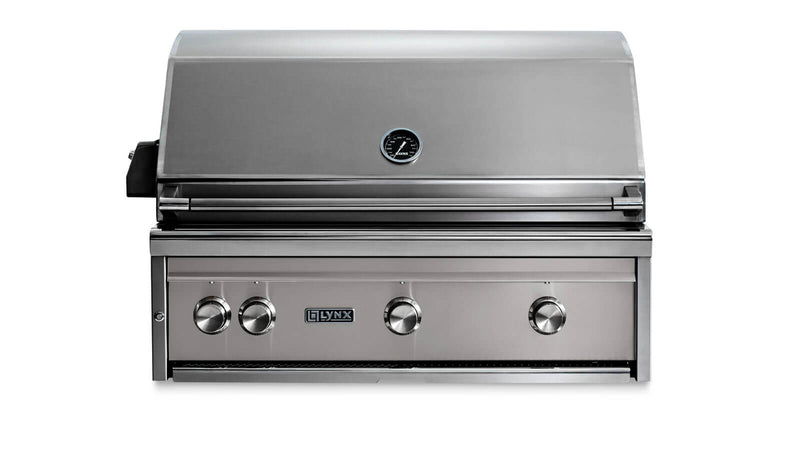 LYNX PROFESSIONAL 36" BUILT-IN GRILL - TRIDENT BURNERS, FLAMETRAK AND ROTISSERIE