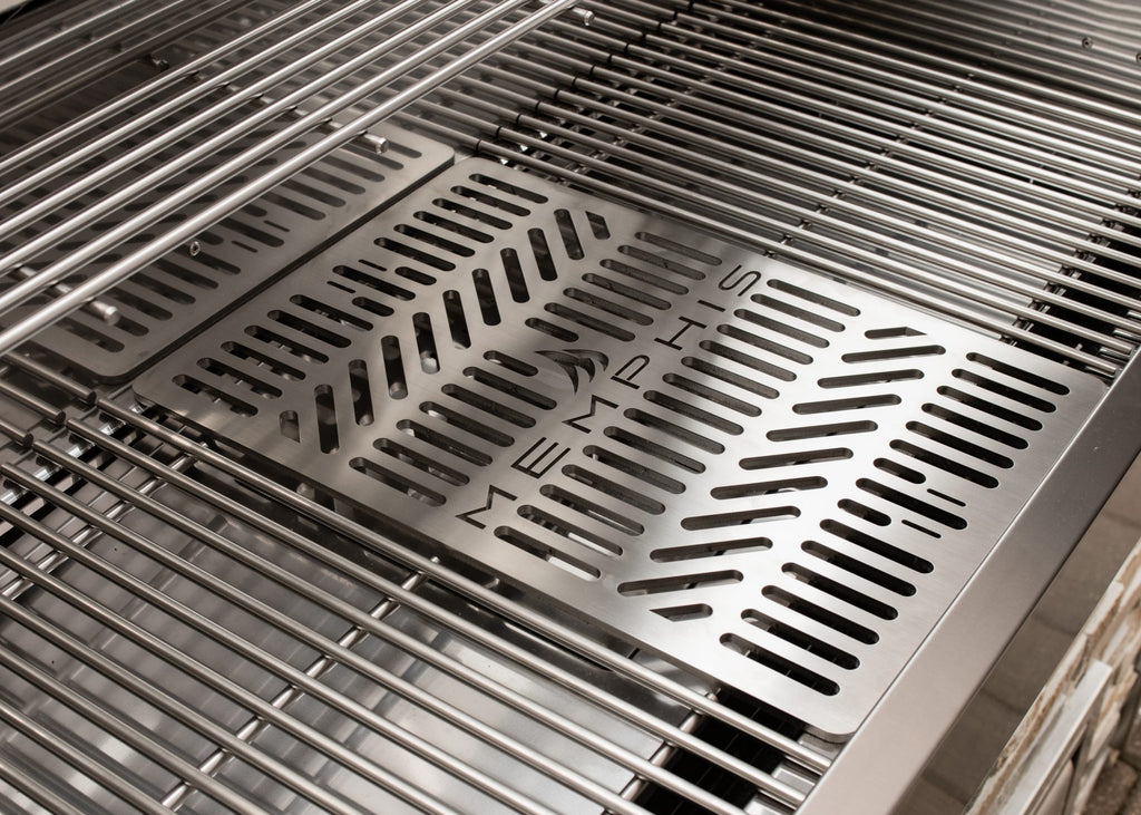 Memphis Laser Cut Stainless Grate – 12 inch meat