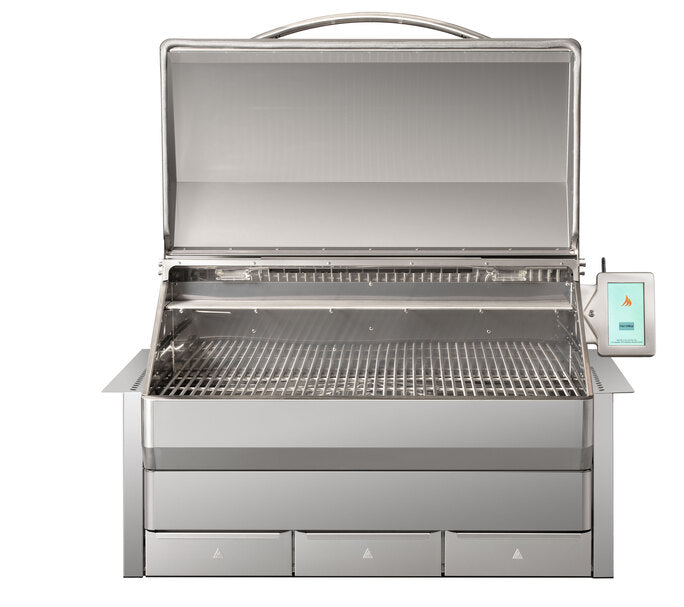 Memphis Elite 39" Built-In ITC3 Pellet Grill – lid open